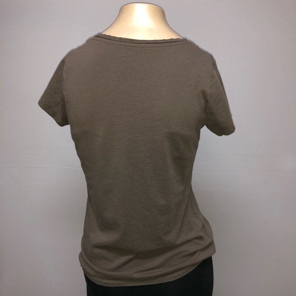 Mini Pocket V Neck T shirt - Picture 2 of 2